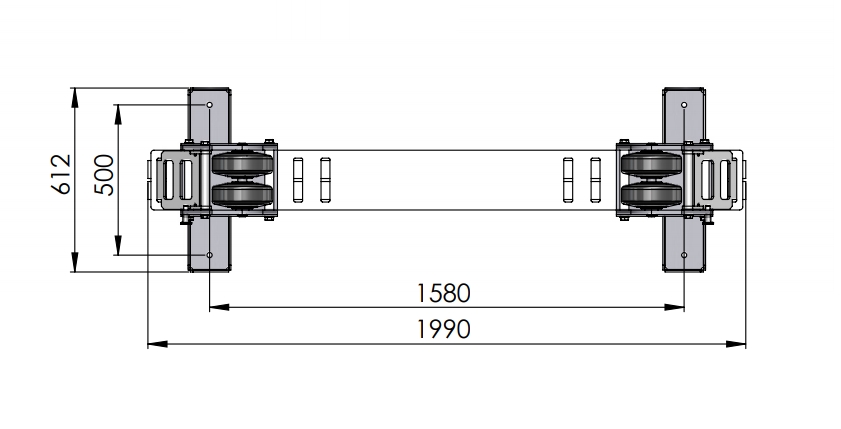 R3002/2 Rollenbock- Drehvorrichtung (A+B)