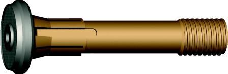 Elektrodenhalter (Gasdiffusor), D= 1,6 / 48 mm